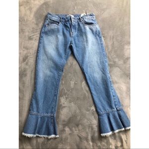 mid rise Zara Basic jeans